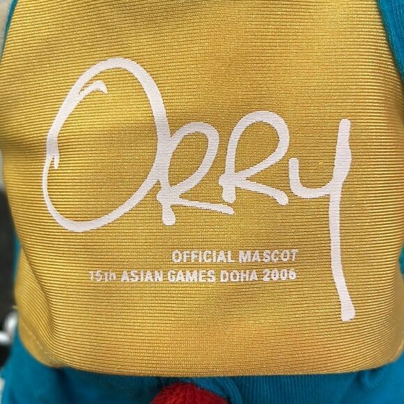 Orry The Oryx Official Mascot from 2006 Doha Qatar 15th Asian Games 16” - Picture 6 of 7